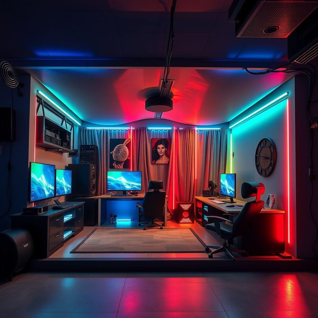 Gaming Room carport - AI Generated