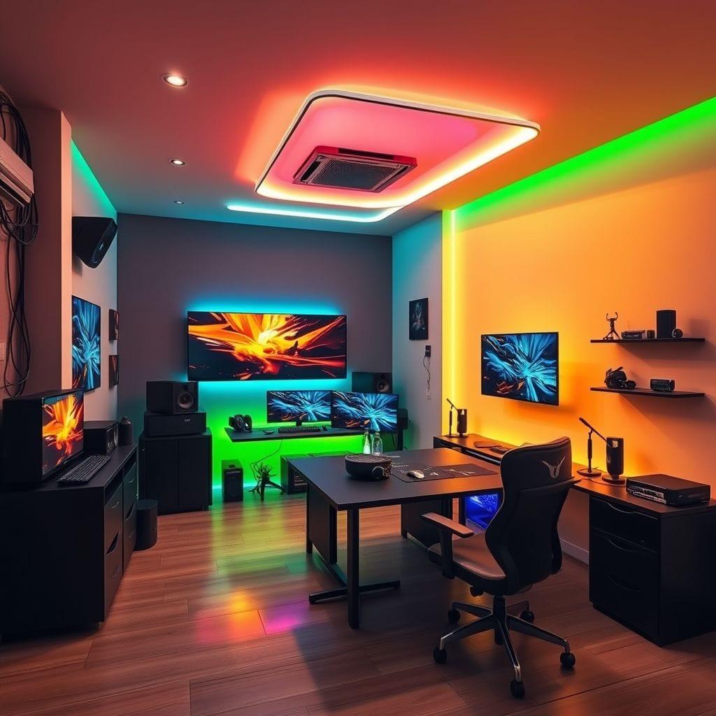 Gaming Room coworking space - AI Generated