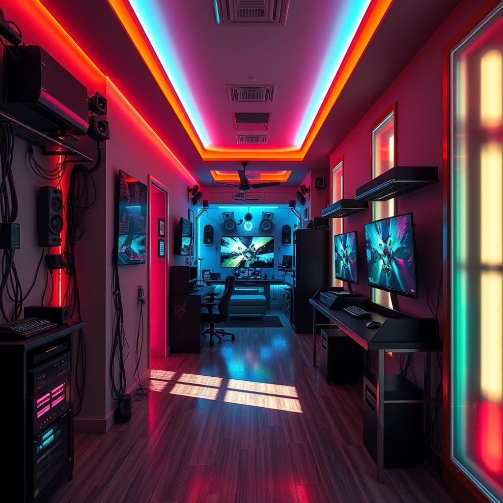 Gaming Room hallway - AI Generated