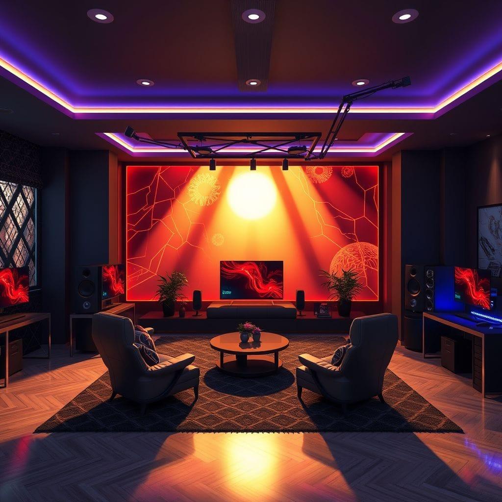 Gaming Room hotel lobby - AI Generated