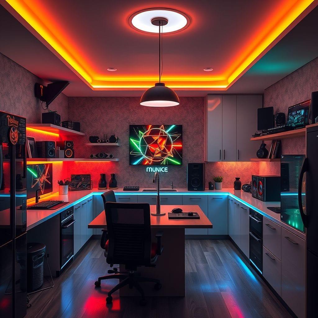 Gaming Room kitchen - AI Generated