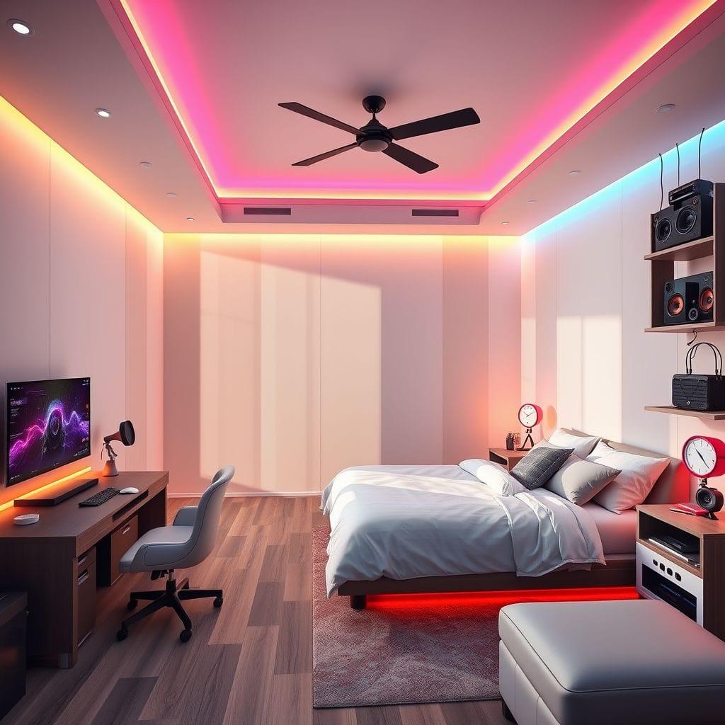 Gaming Room master bedroom - AI Generated
