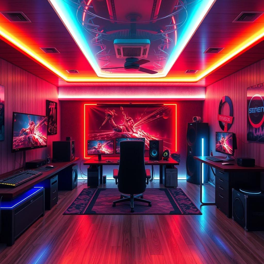 Gaming Room onsen - AI Generated