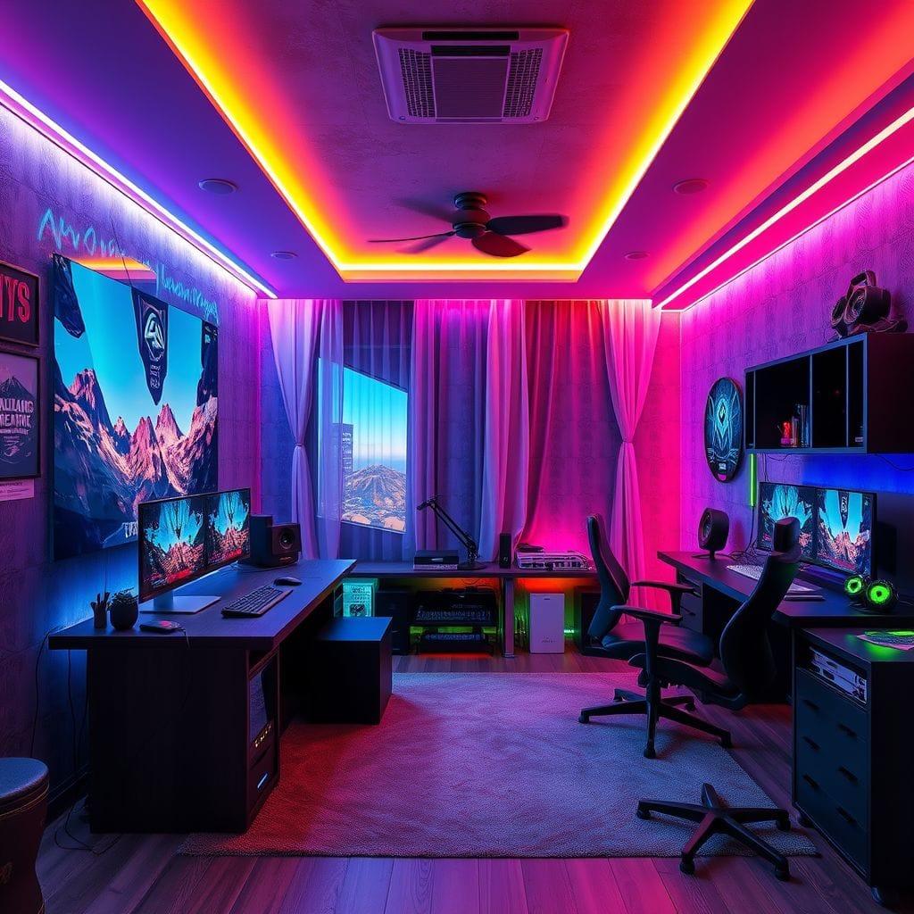 Gaming Room onsen - AI Generated