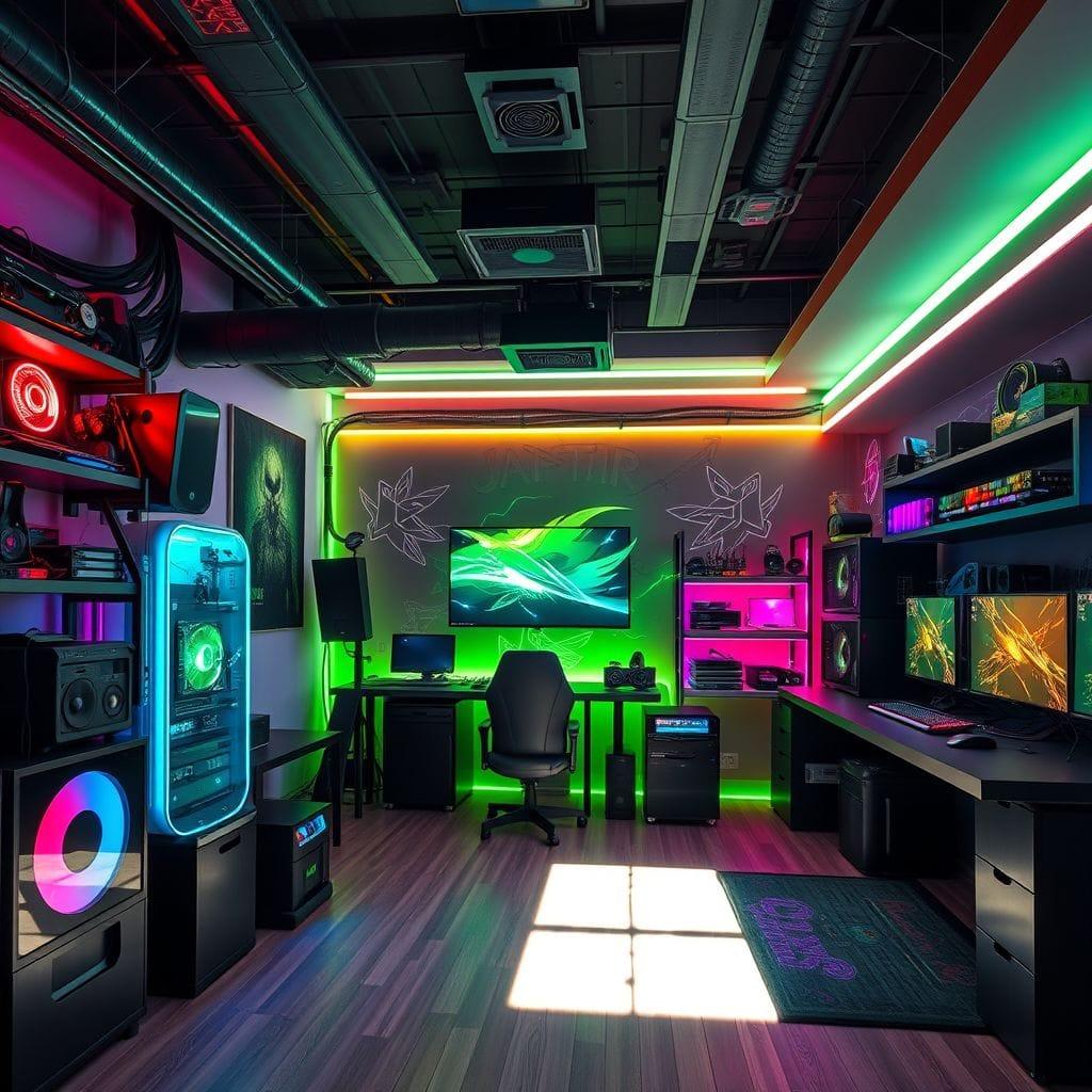 Gaming Room store - AI Generated