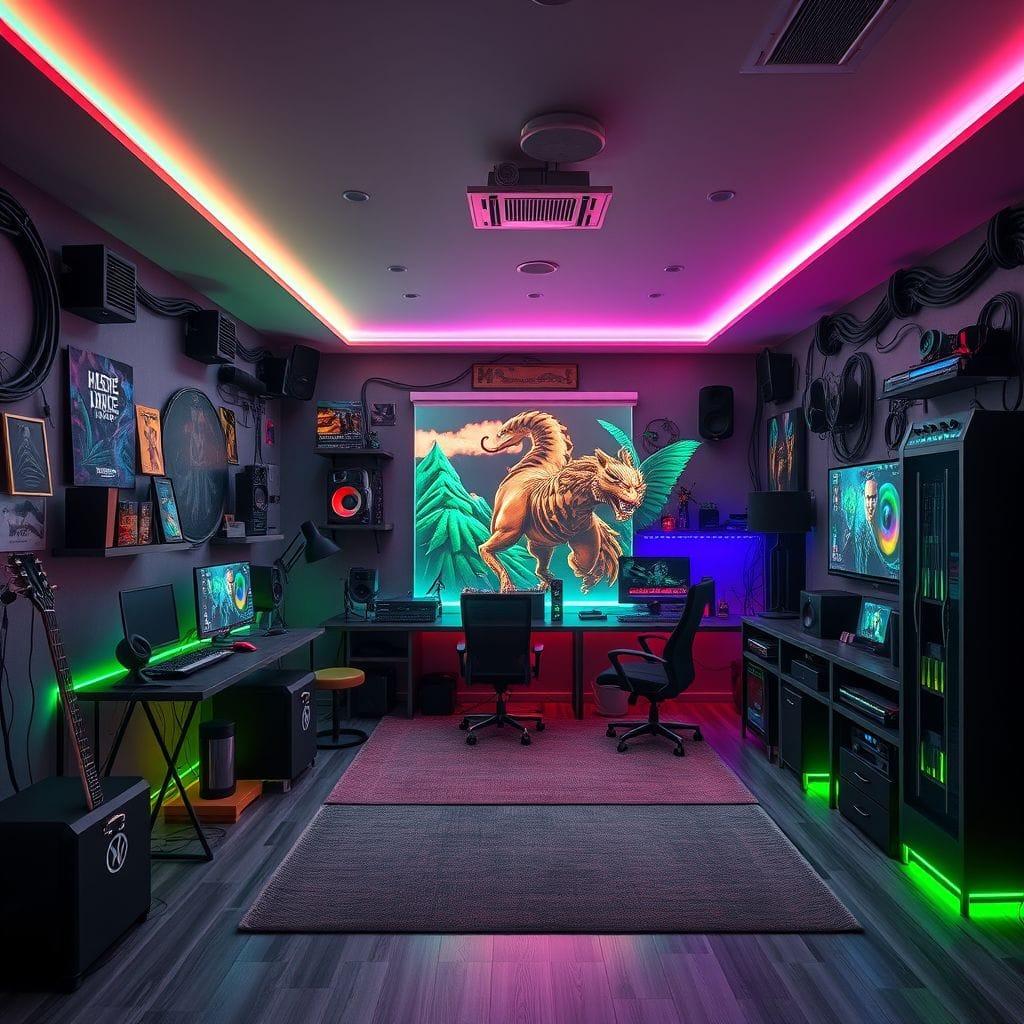 Gaming Room store - AI Generated