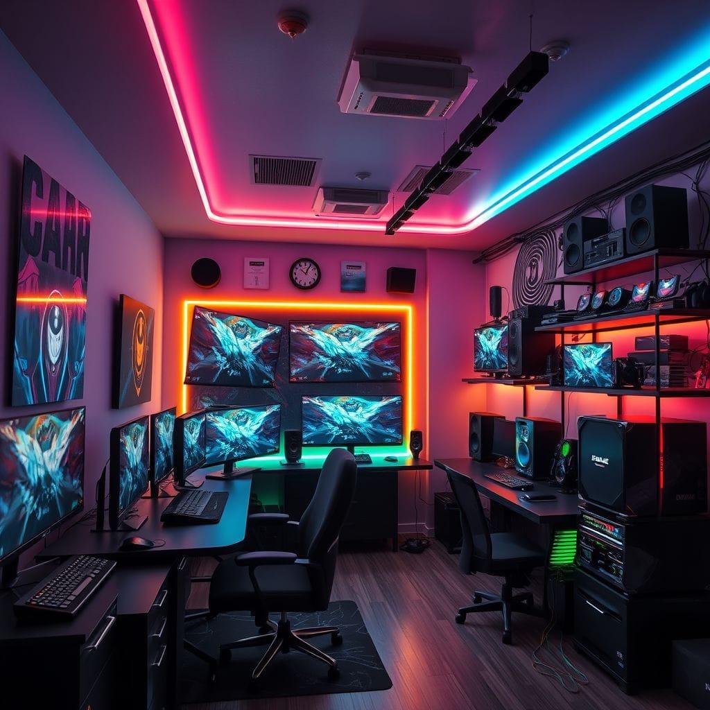 Gaming Room store - AI Generated