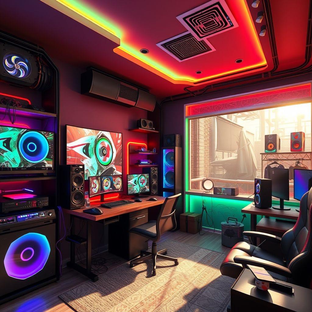 Gaming Room store - AI Generated