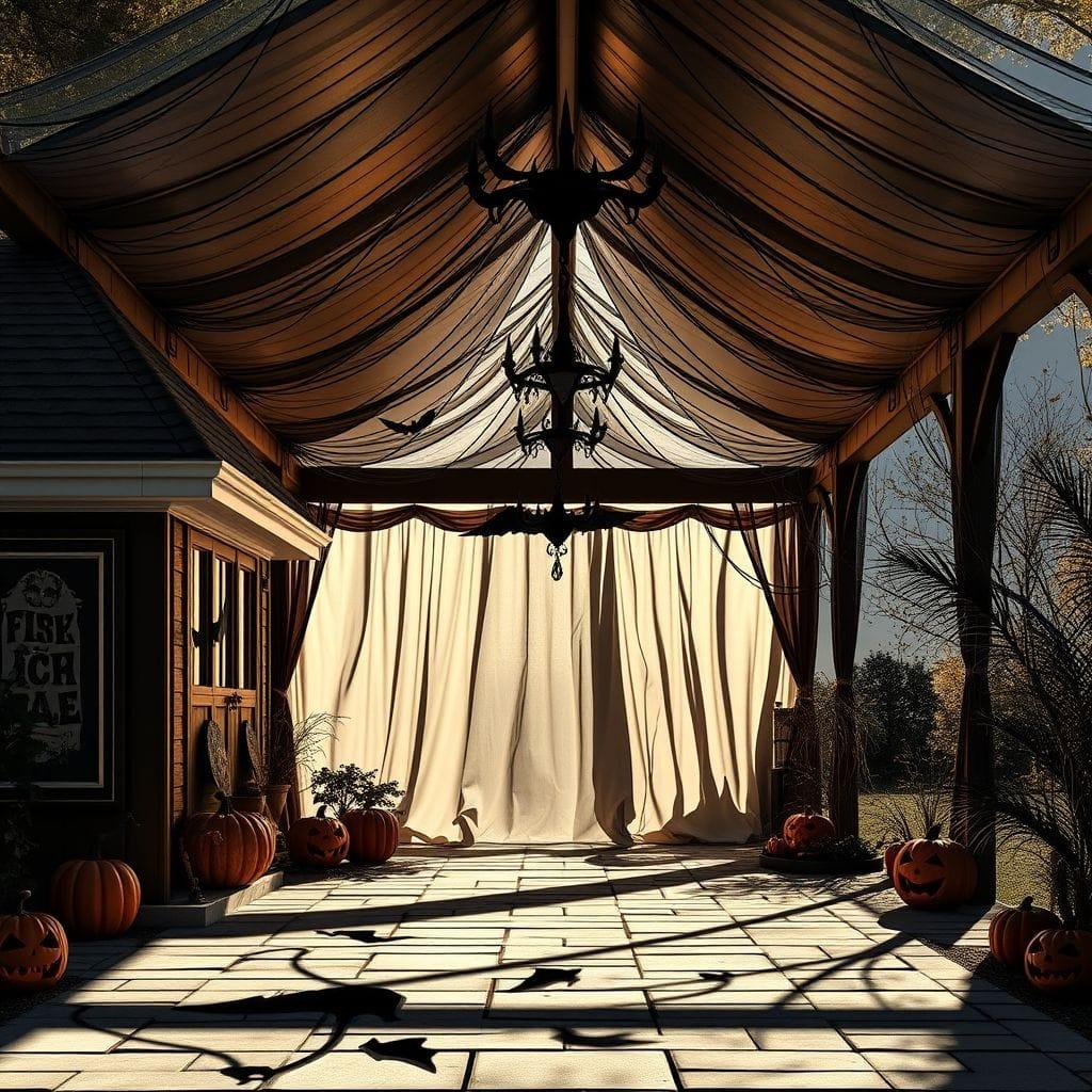 Halloween carport - AI Generated