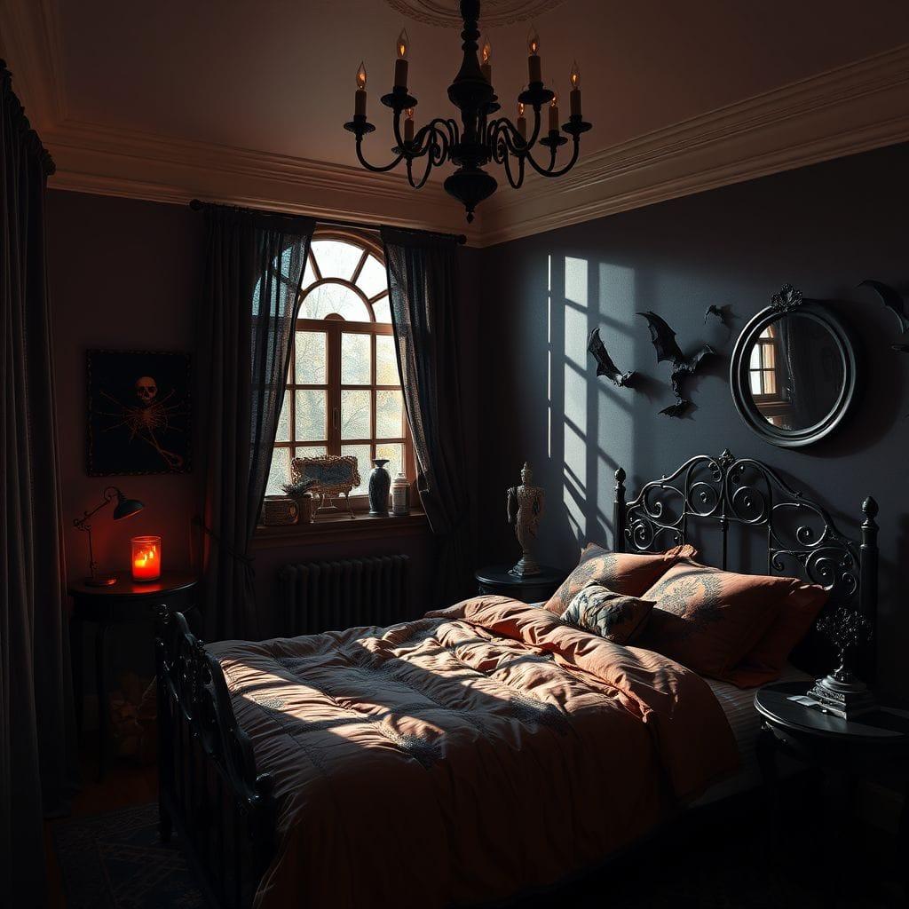 Halloween guest room - AI Generated