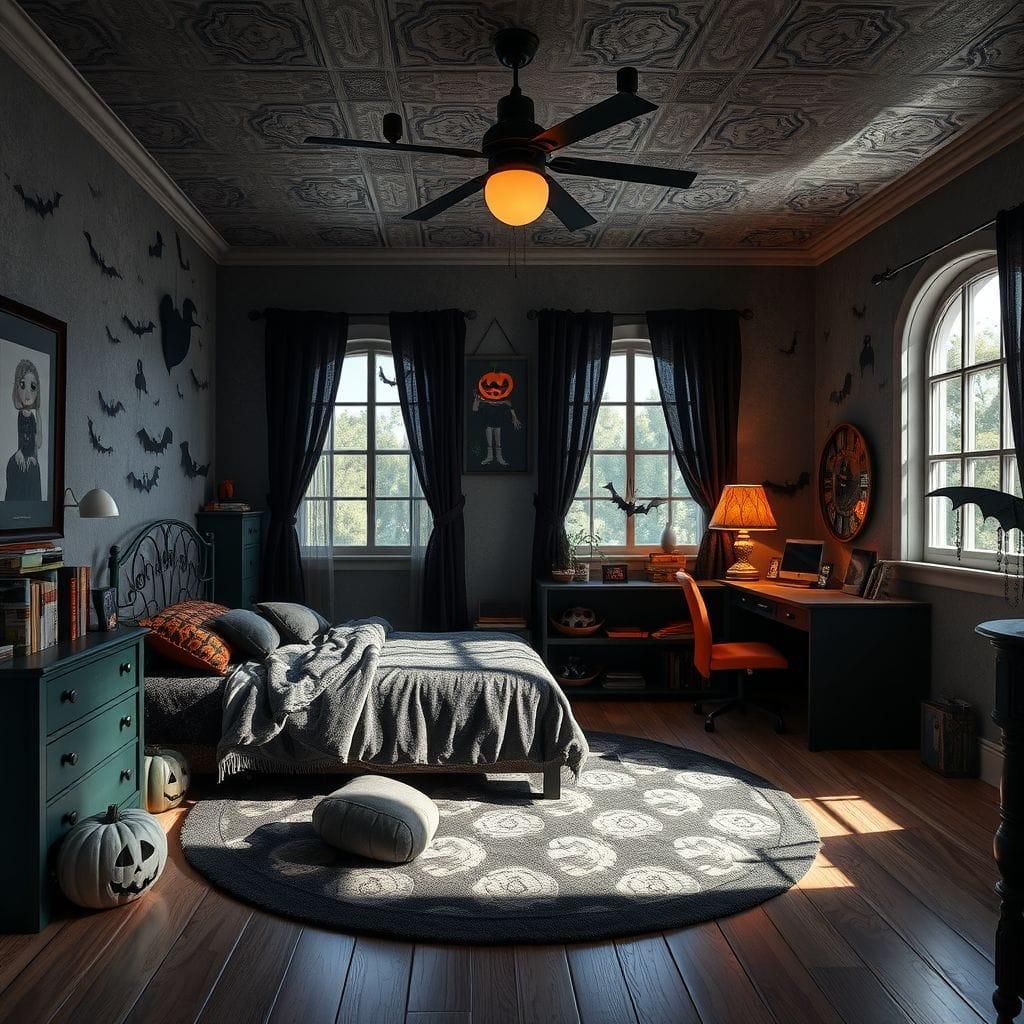 Halloween kids room - AI Generated