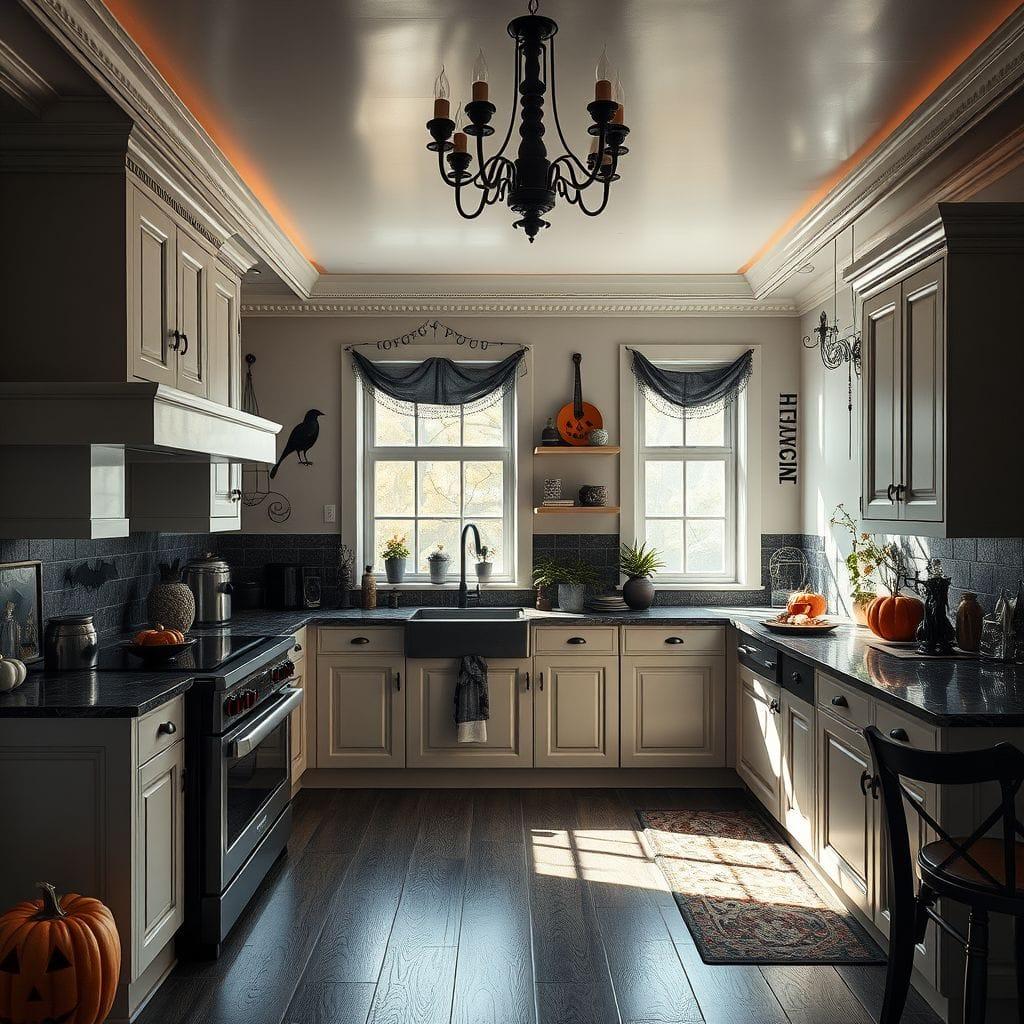 Halloween kitchen - AI Generated