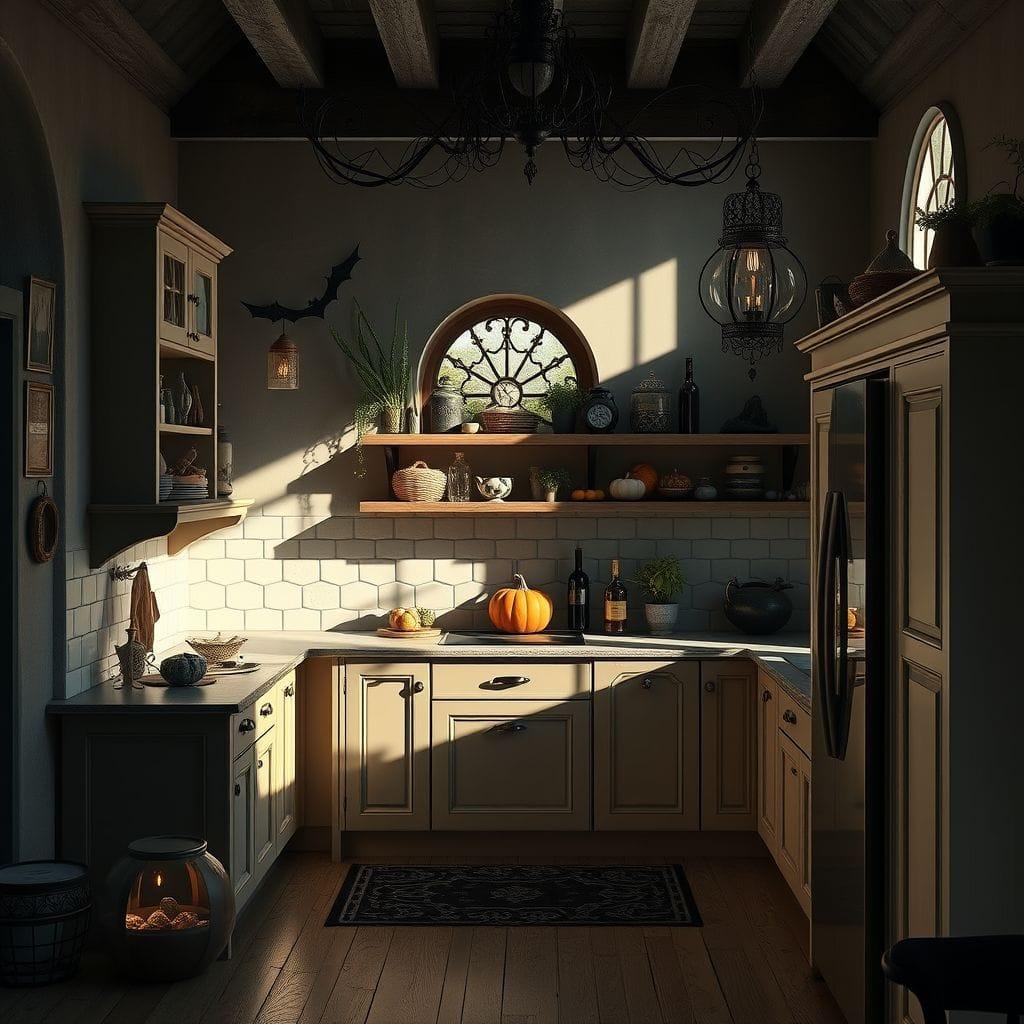 Halloween kitchen - AI Generated