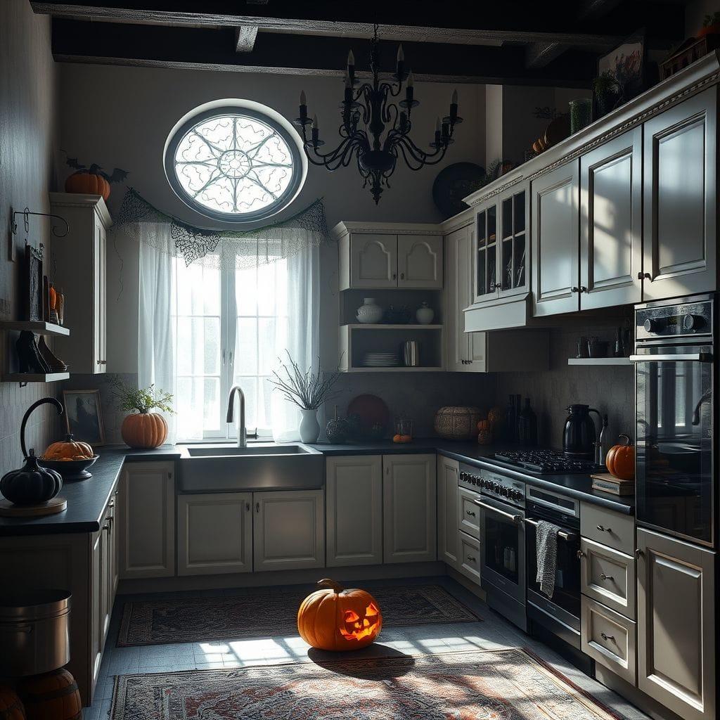 Halloween kitchen - AI Generated