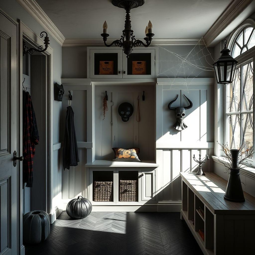 Halloween mudroom - AI Generated