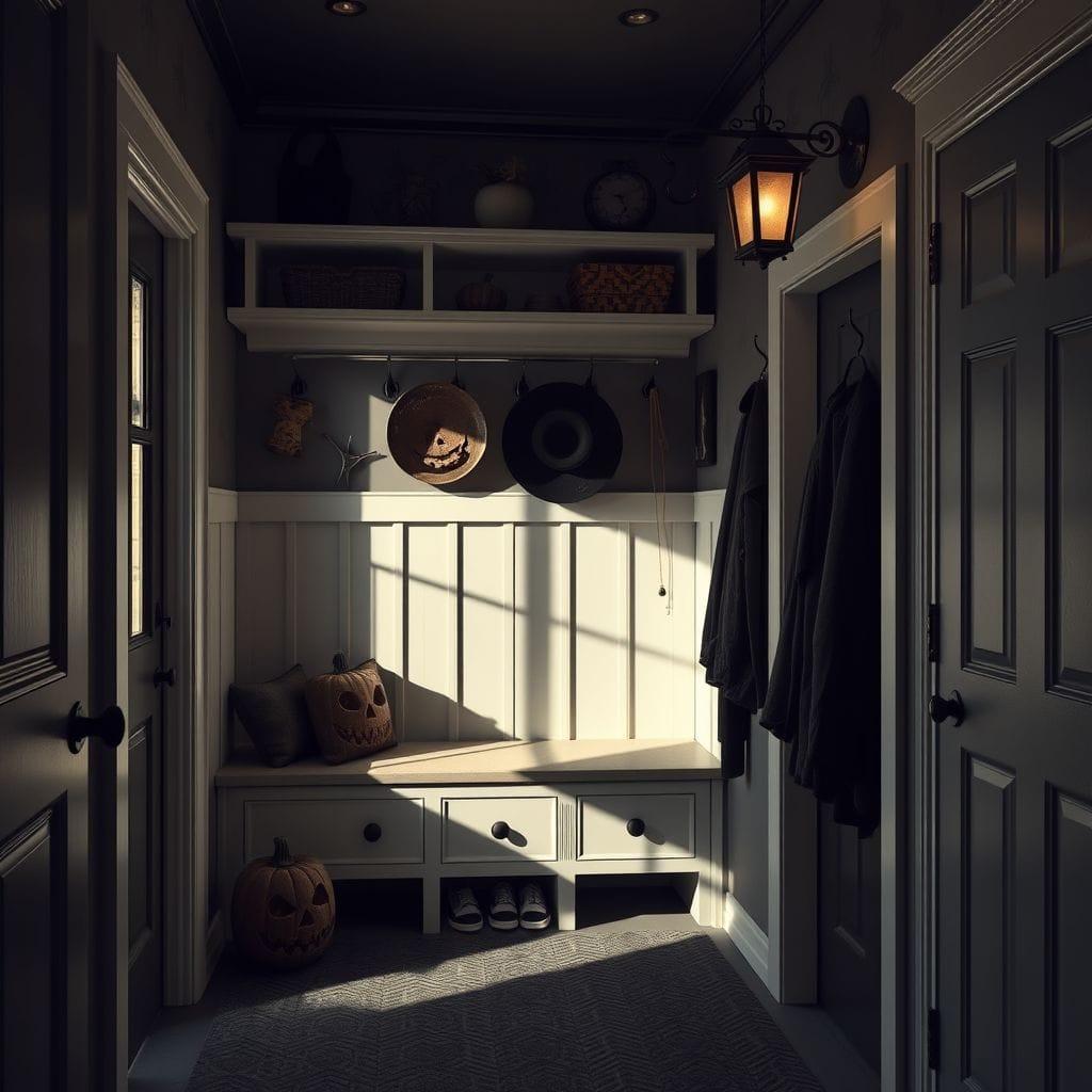 Halloween mudroom - AI Generated