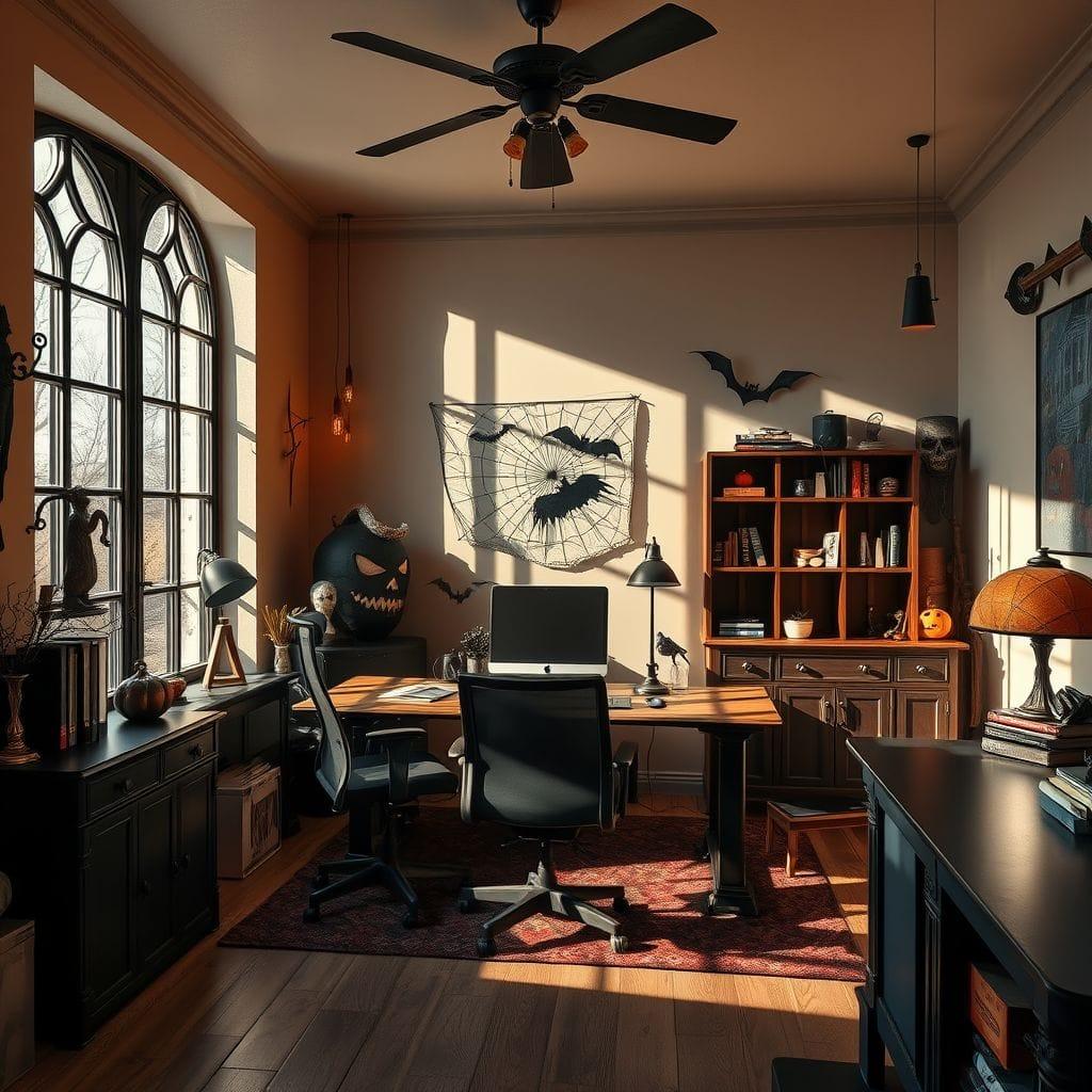 Halloween office - AI Generated