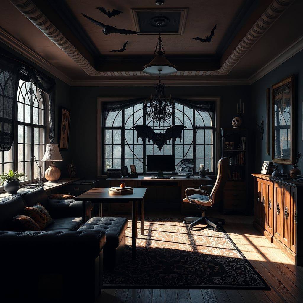 Halloween office - AI Generated