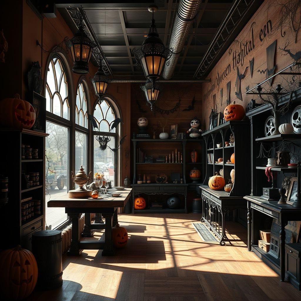 Halloween store - AI Generated