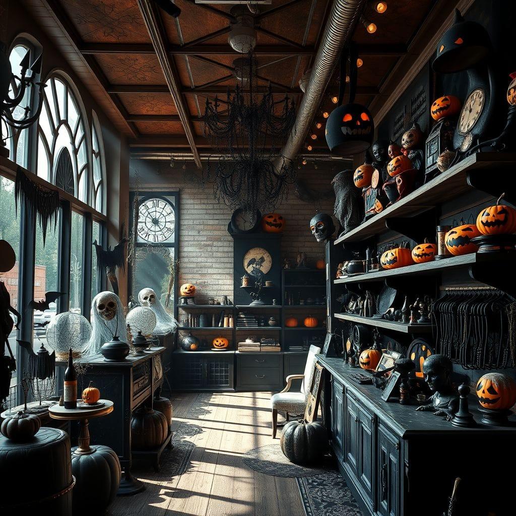 Halloween store - AI Generated