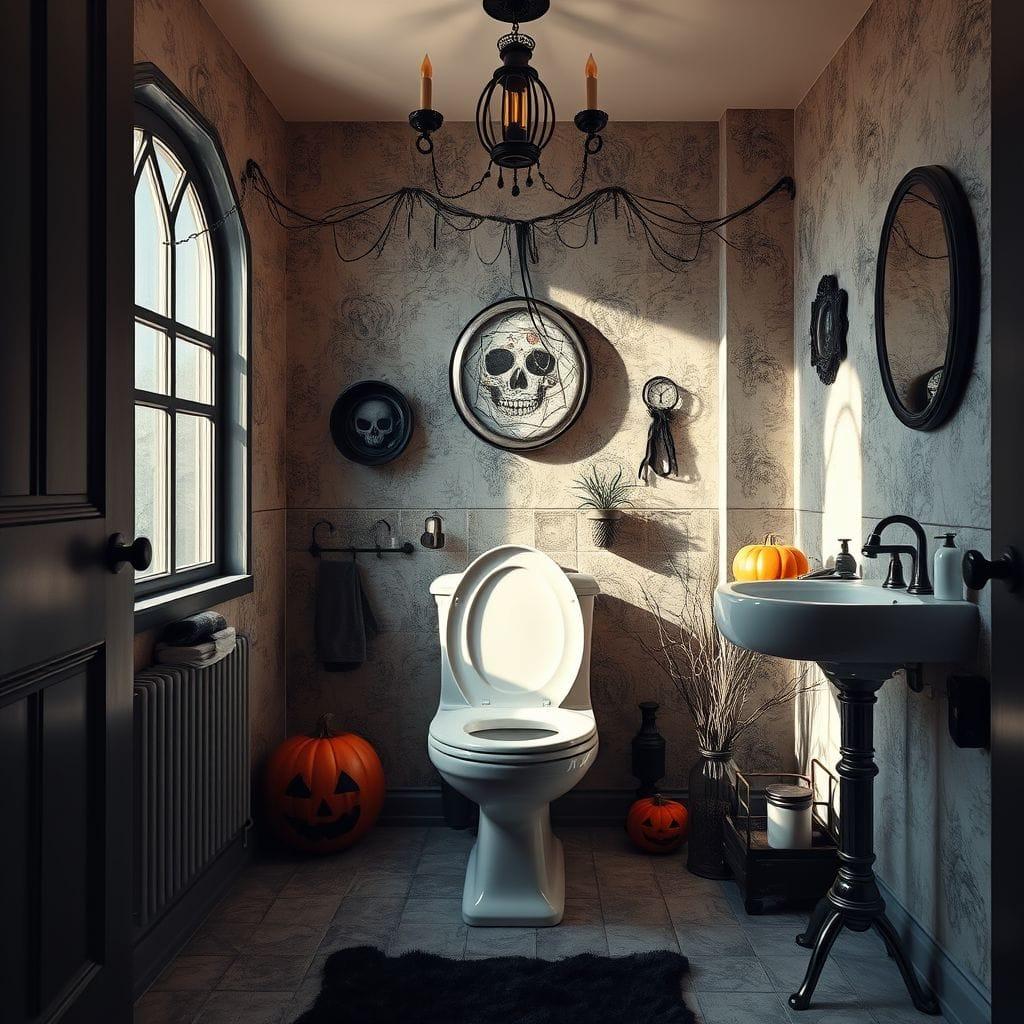 Halloween toilet - AI Generated