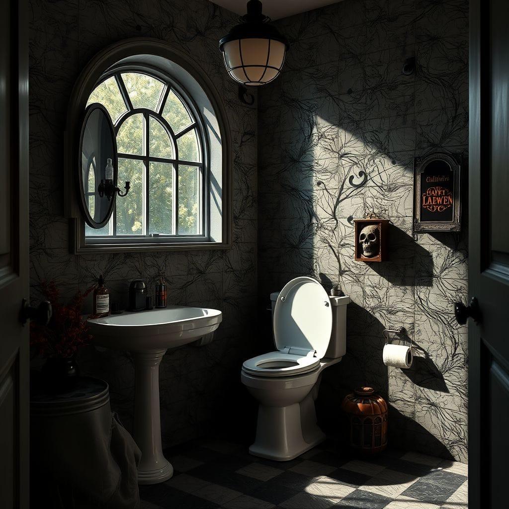 Halloween toilet - AI Generated
