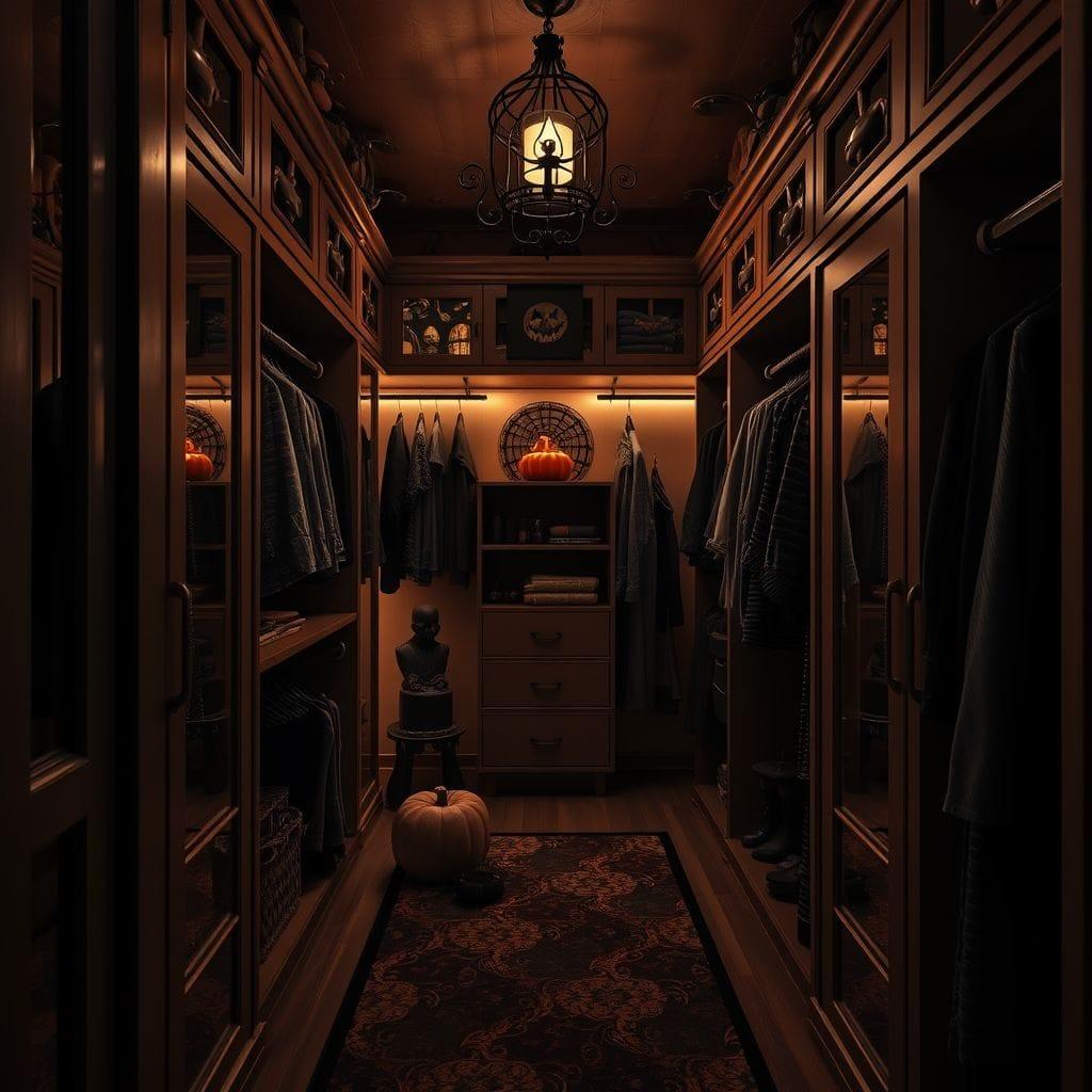 Halloween walk-in closet - AI Generated