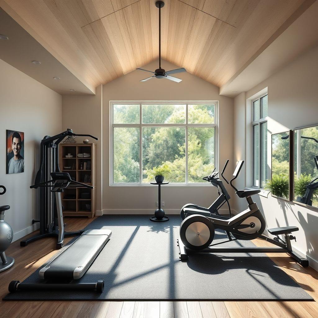  home gym - AI Generated