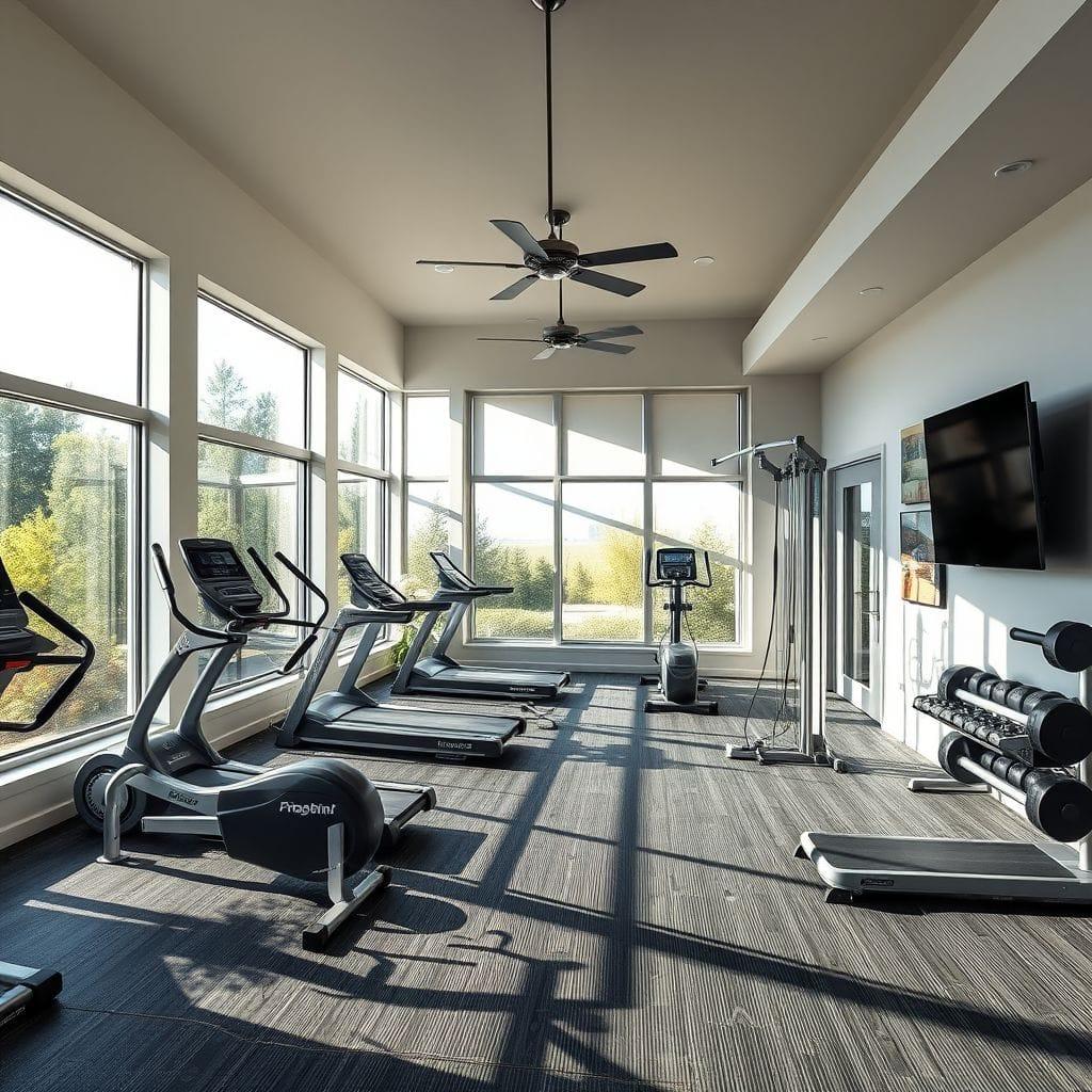  home gym - AI Generated
