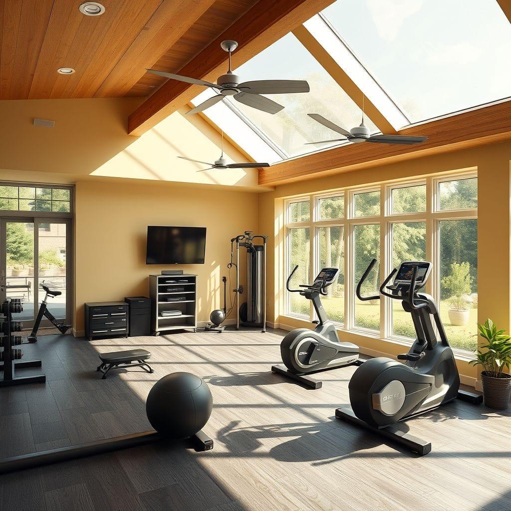 home gym - AI Generated