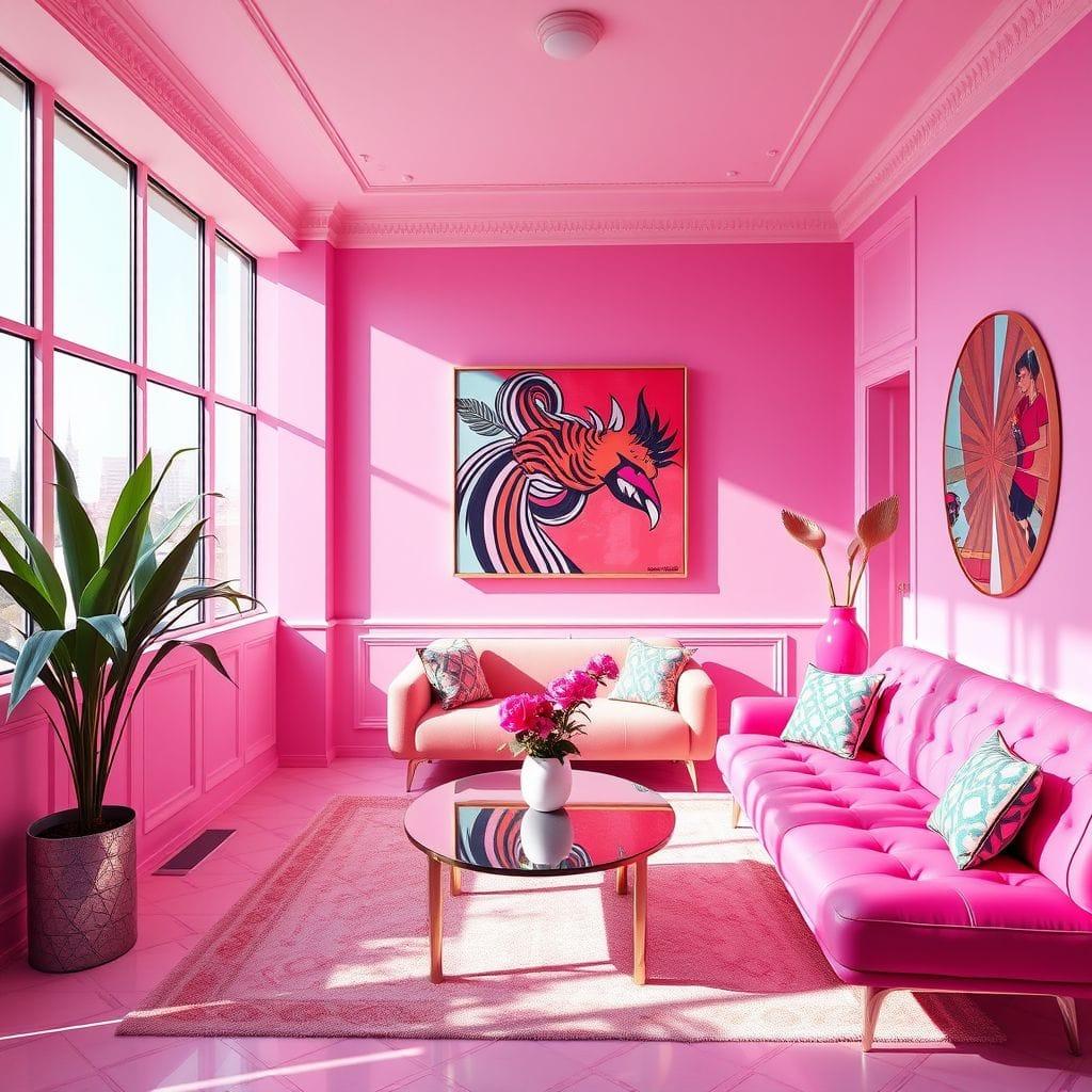 Hot Pink  - AI Generated
