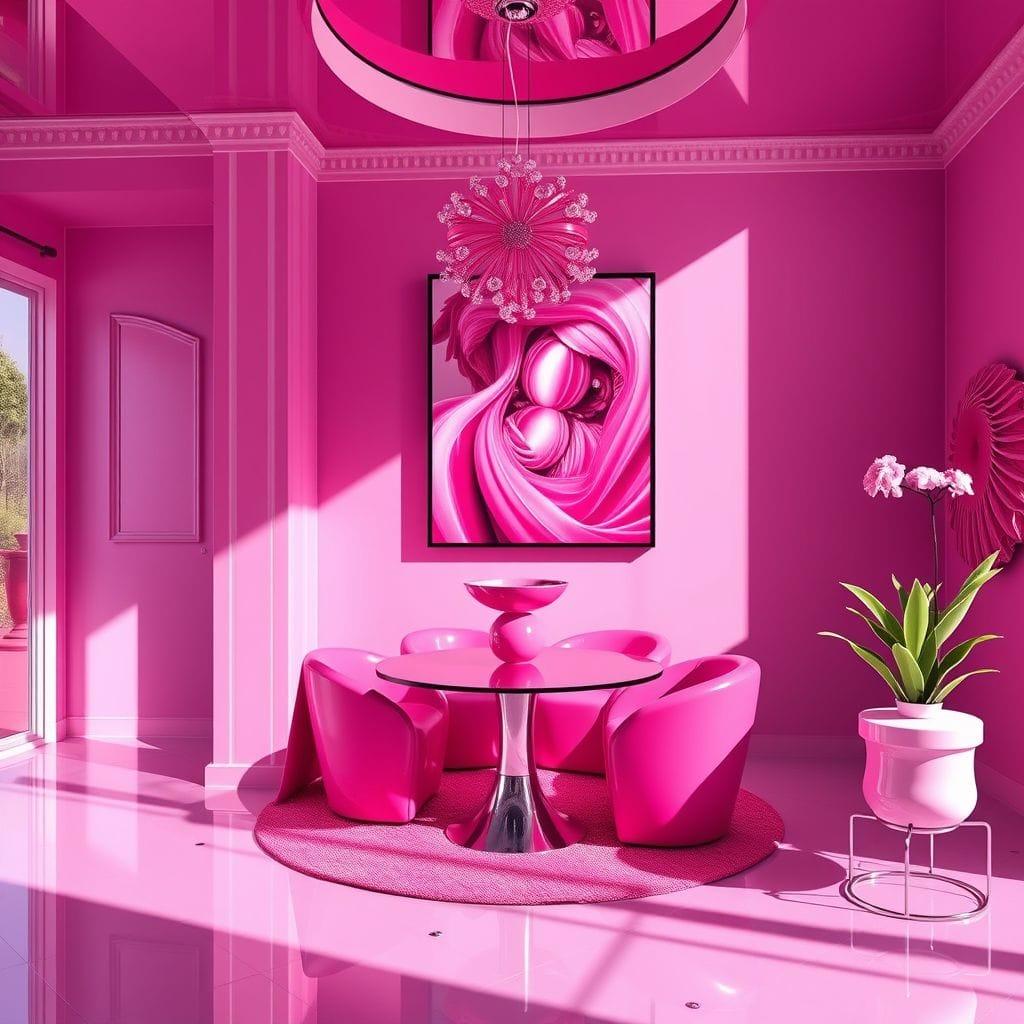 Hot Pink  - AI Generated