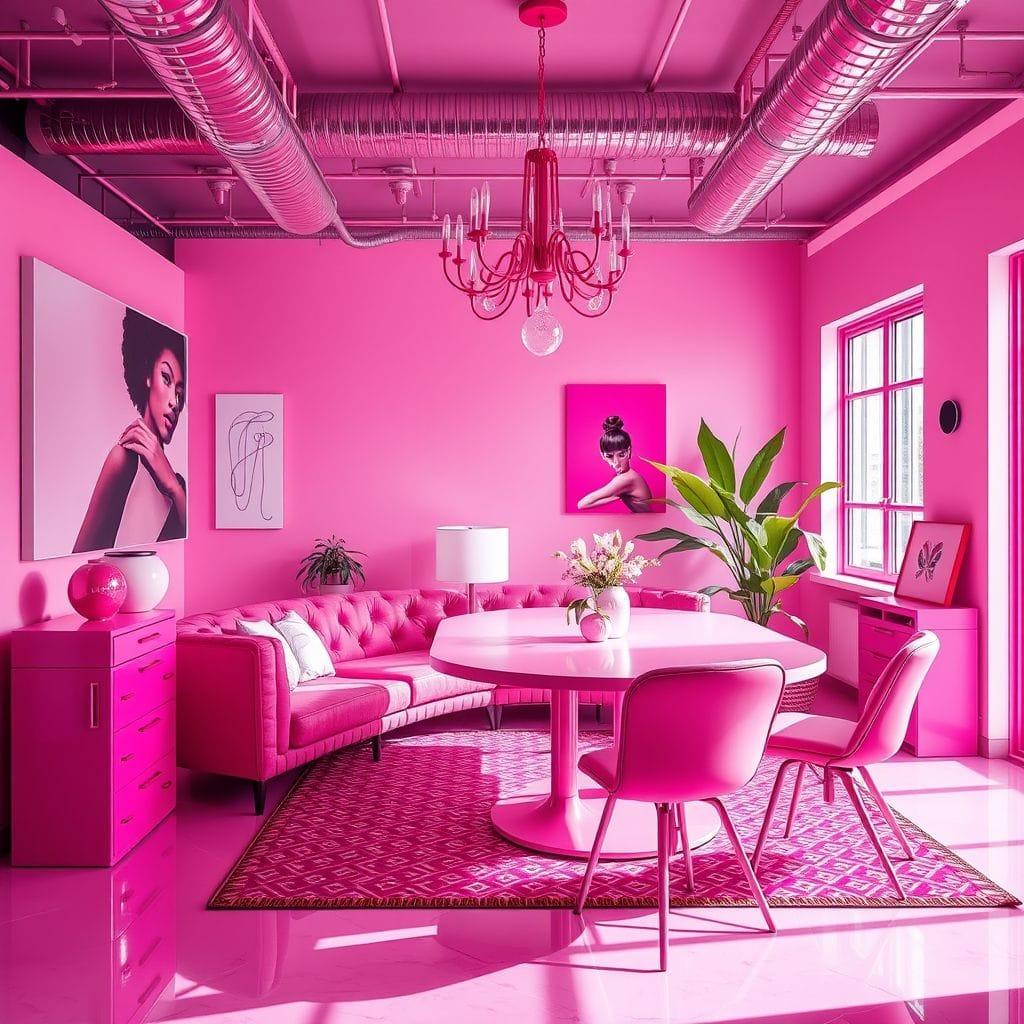 Hot Pink workshop - AI Generated