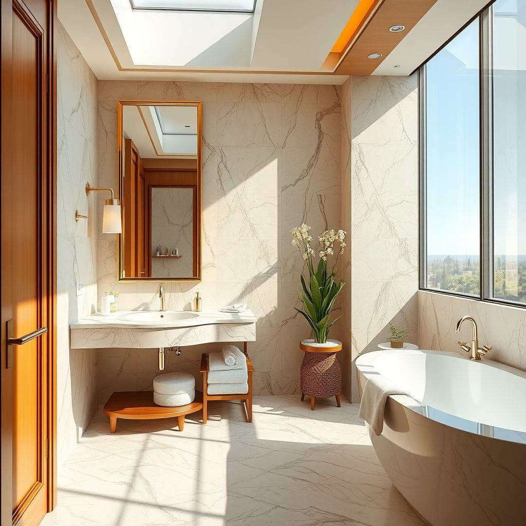  hotel bathroom - AI Generated