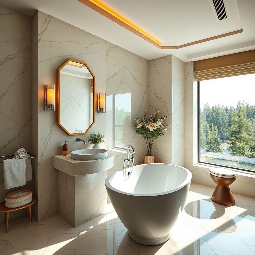  hotel bathroom - AI Generated
