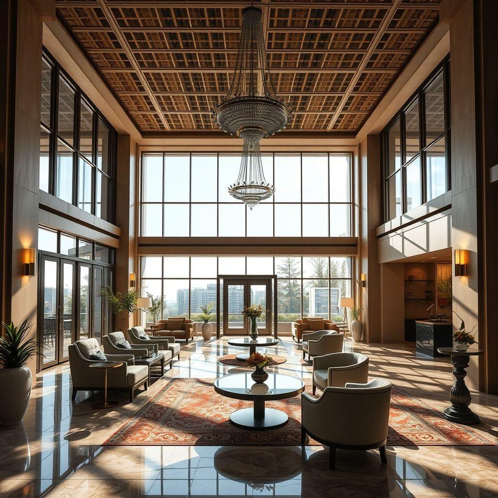  hotel lobby - AI Generated