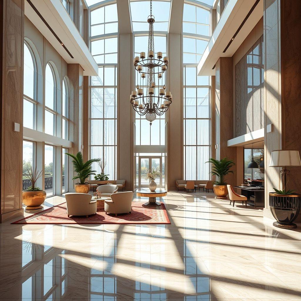  hotel lobby - AI Generated