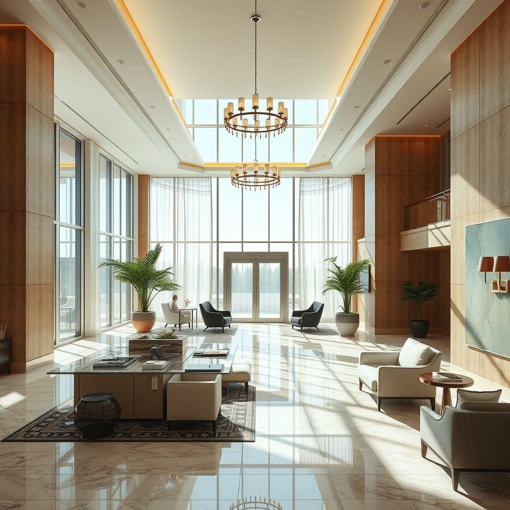  hotel lobby - AI Generated