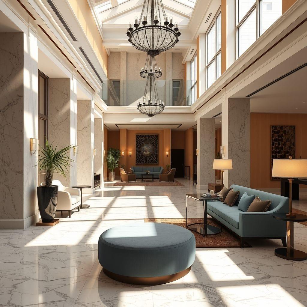  hotel lobby - AI Generated