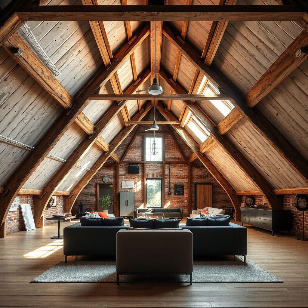 Industrial attic - AI Generated