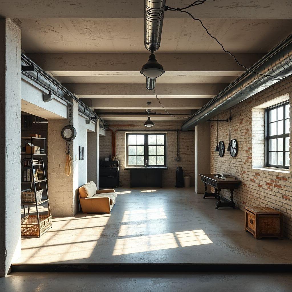 Industrial basement - AI Generated