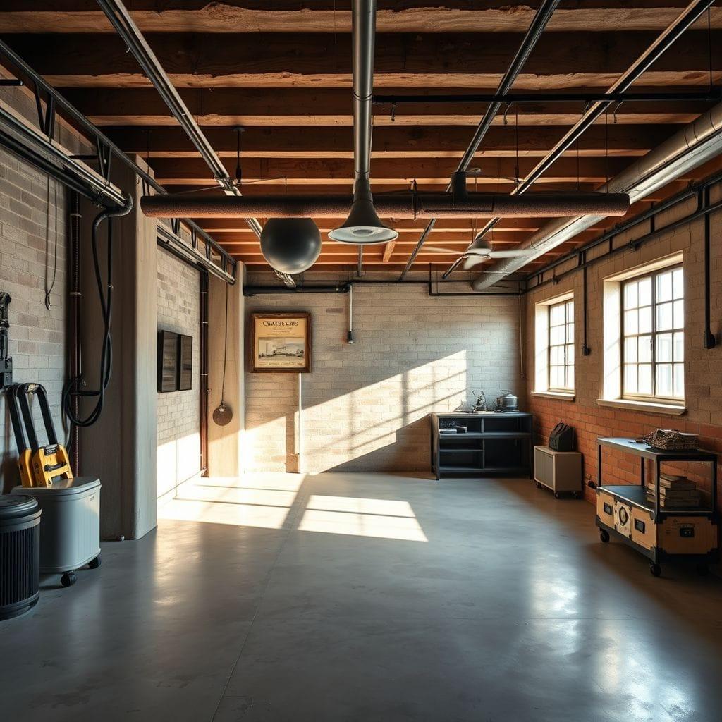 Industrial basement - AI Generated