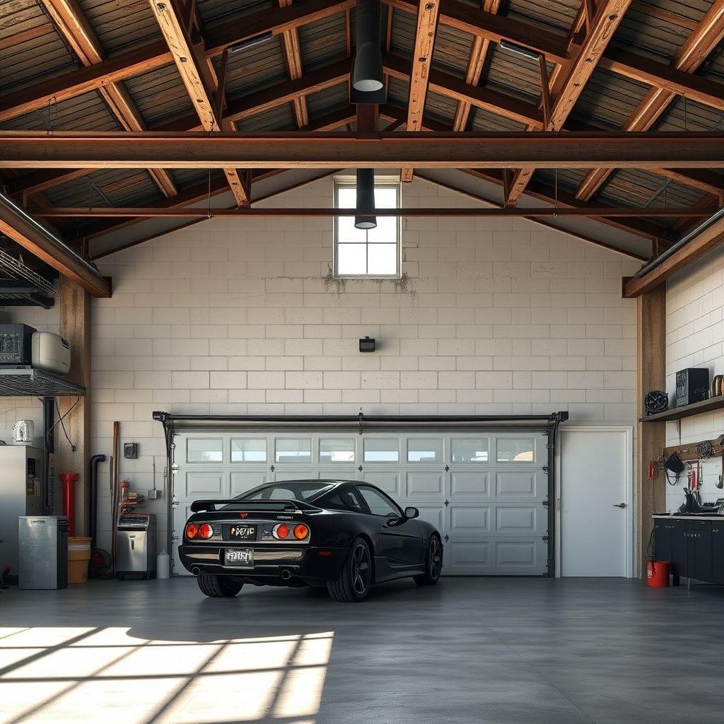 Industrial garage - AI Generated