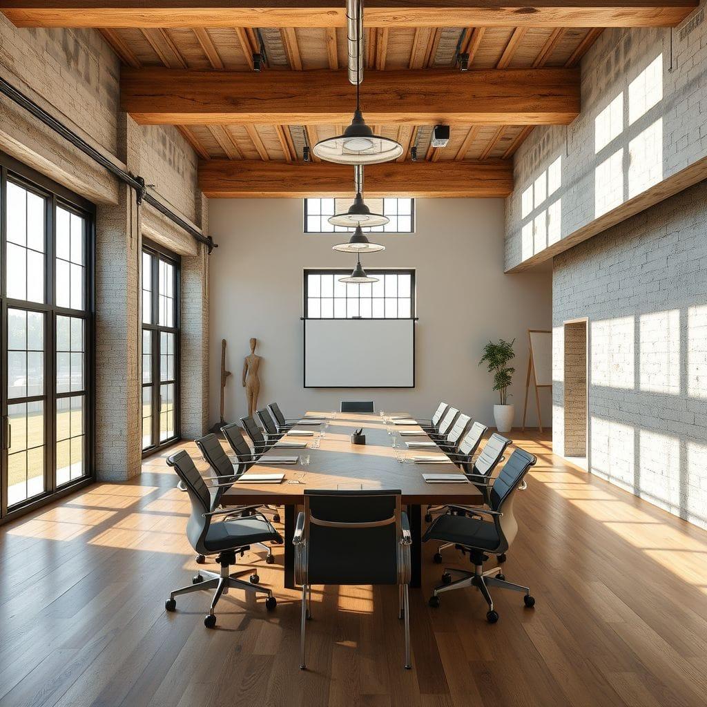 Industrial meeting room - AI Generated