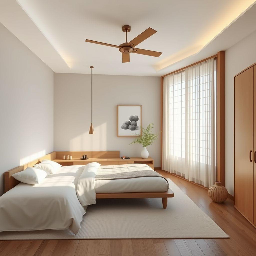 Japandi bedroom - AI Generated
