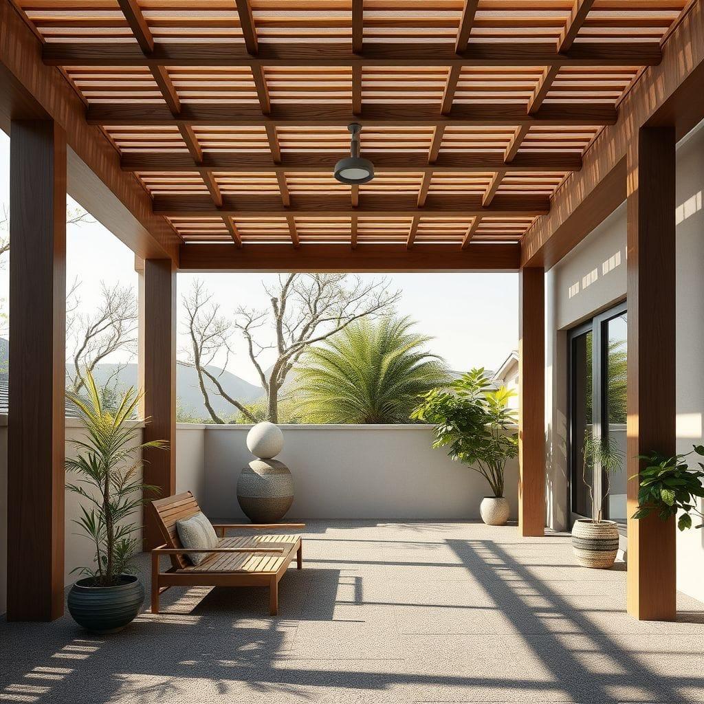 Japandi carport - AI Generated