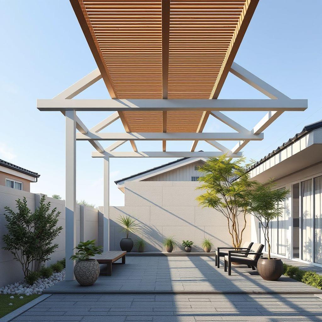 Japandi carport - AI Generated