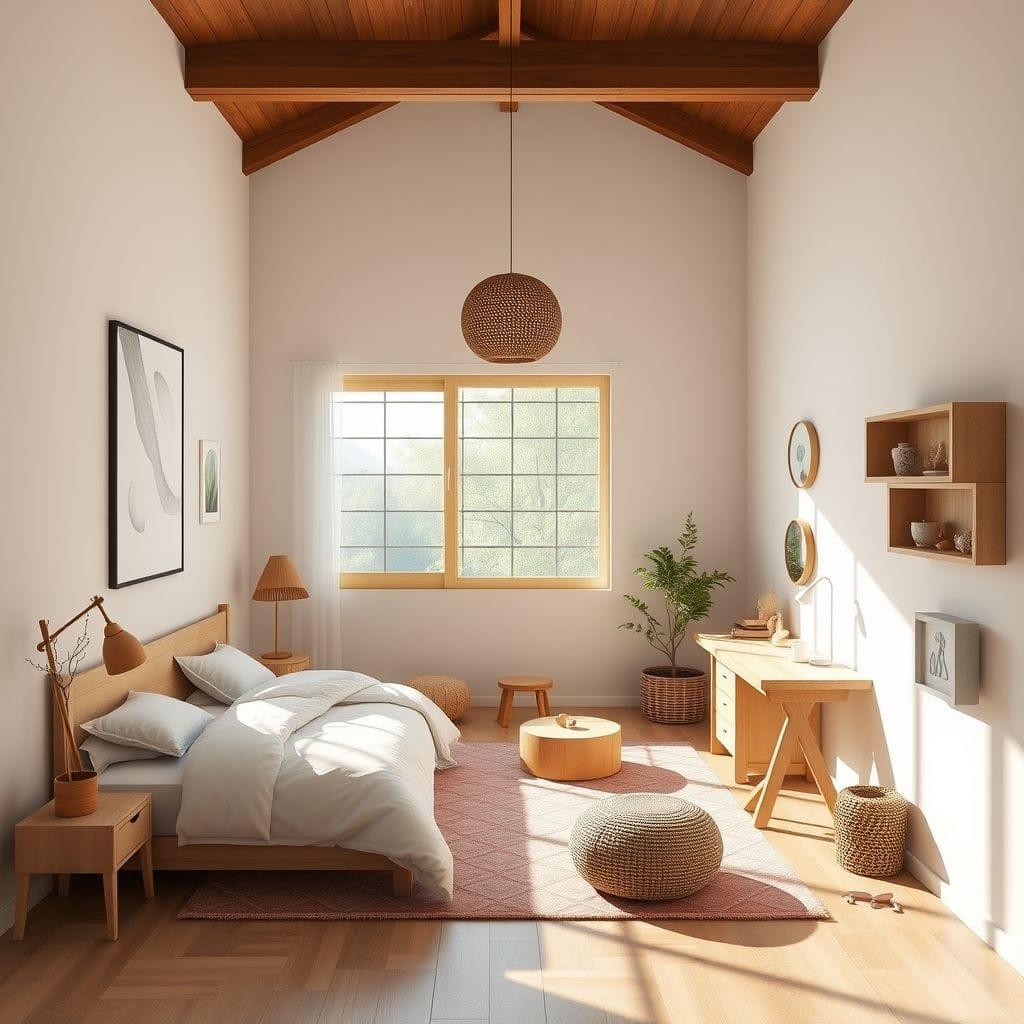 Japandi kids room - AI Generated