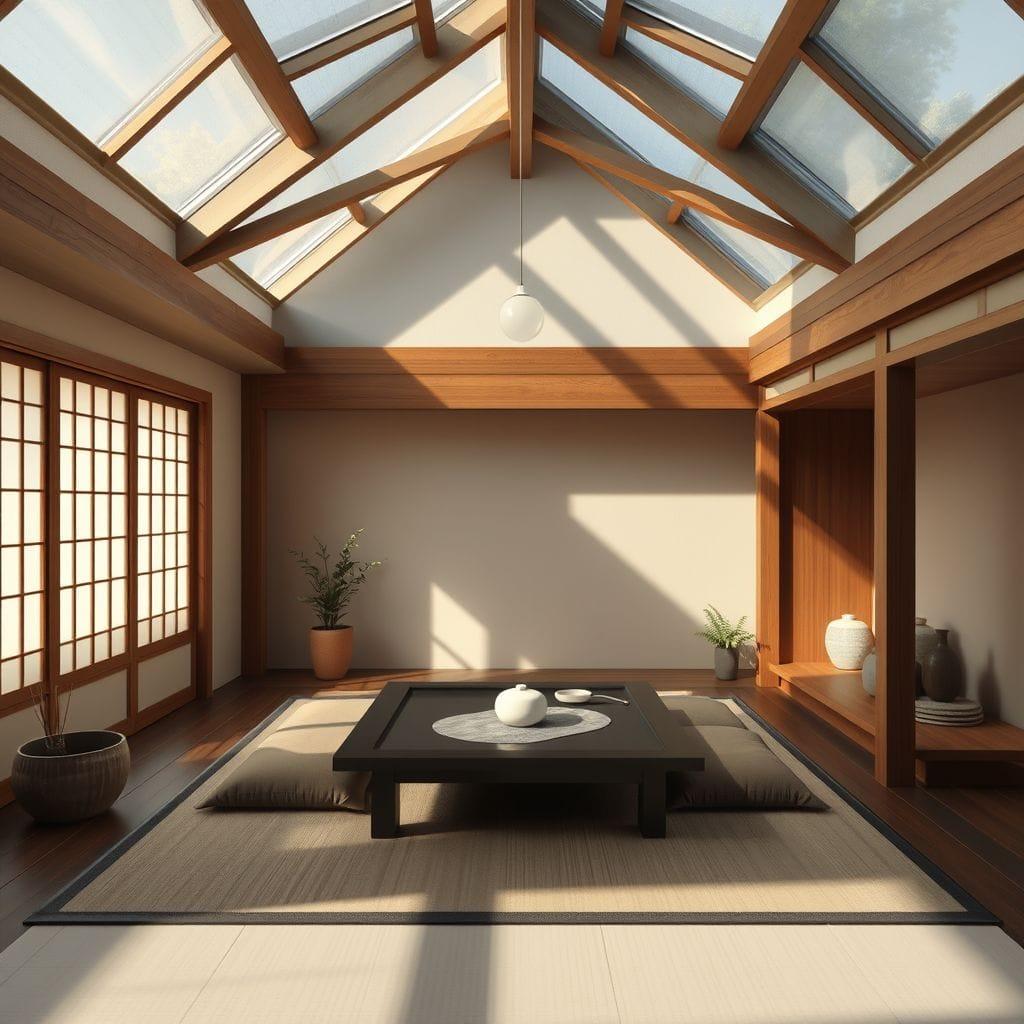 Japandi onsen - AI Generated