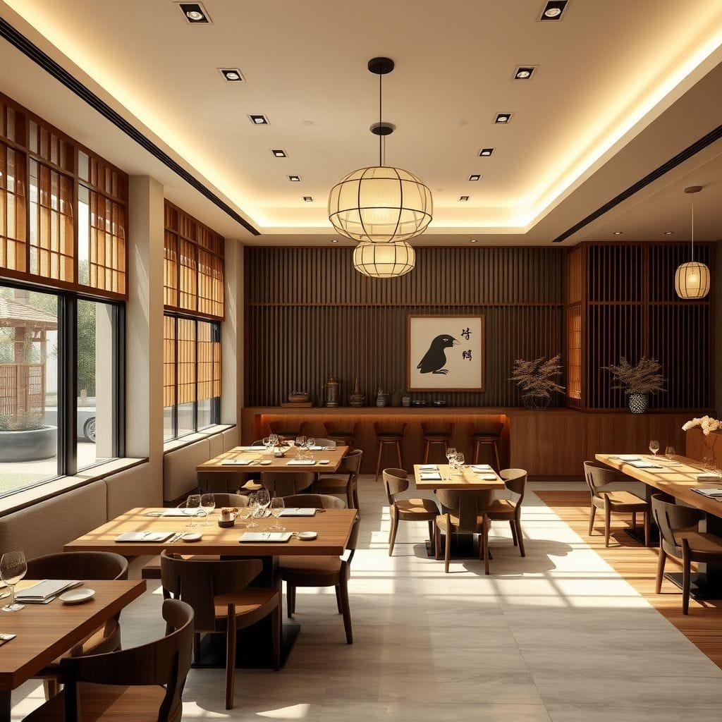 Japandi restaurant - AI Generated